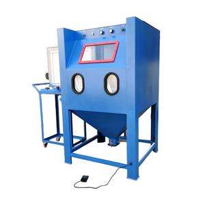 Máquina Profesional de Sandblasting Manual Húmedo 1010 con Plato Giratorio y <span class=keywords><strong>Carro</strong></span> Móvil con Bomba y Motor para Limpieza de Llantas de Aleación - Product Image 2