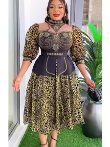 Vestidos de Fiesta de Talla Grande para Mujer, Estilo Africano, para Bodas, Novedad 2024, Dashiki, Ankara, Vestido de Noche Elegante, Traje Turco, <span class=keywords><strong>Ropa</strong></span> Africana - Product Image 2