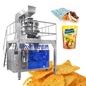 ATM-160W automatische vorgefertigte Beutel-Doypack-Beutel für gefrorene Lebensmittel Granulat Bohnen Kekse Trockenobst Snacks Doypack-Verpackungsmaschine