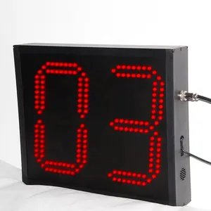 CHEETIE CP009 géant 9 pouces compte à rebours numéro affichage horloge 2 chiffres LED compteur avec bouton de contrôle