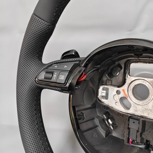 Volant en cuir noir amélioré en gros pour Audi A4 A5 S4 S5 B8 A6 A7 S7 C7 <span class=keywords><strong>RS6</strong></span> - Product Image 6