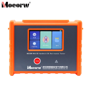 Testeur de résistance de transformateur MOEORW, portable, rechargeable, avec batterie au lithium, stockage de 500 groupes de données, décharge automatique - Product Image 1
