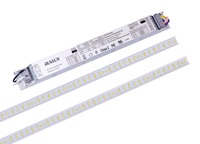Kit de rénovation de bande lumineuse magnétique LED IP67, économie d'énergie, gradation, corps en PC pour utilisation en entrepôt, guirlandes lumineuses intelligentes