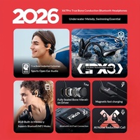 Écouteurs sportifs à conduction osseuse X67Pro, conception à crochet d'oreille, chargement magnétique, pour la course et le cyclisme, avec réduction du bruit