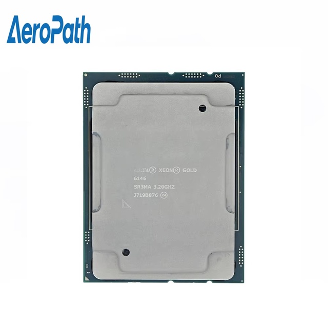Gold 6146 CPU CD8067303657201 12-core 3.2GHz 24.75MB L3 Cache 10.4Gt/s 14NM 165W Processor