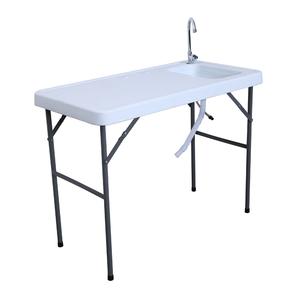 Mesa de picnic portátil para acampar al aire libre delicada con <span class=keywords><strong>fregadero</strong></span> para lavar platos a mano - Product Image 3