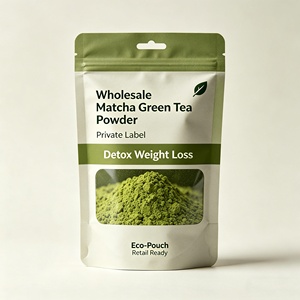 Private Label Bulk Matcha Green Tea Powder 100% Natural Eco-Friendly Packaging Health Tea Detox Weight Loss - Product Image 2