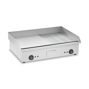 <span class=keywords><strong>Plancha</strong></span> Teppanyaki Électrique Commerciale en Acier Inoxydable Style Pyramide pour Table – Gril BBQ pour Burgers et Viandes - Product Image 4