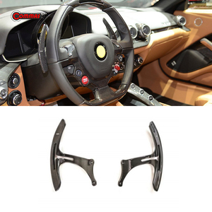High Quality Dry Carbon Fiber OEM Style Car Auto Parts Car <b>Interior</b> Shift Paddles Kit For Ferrari F12 - Product Image 4