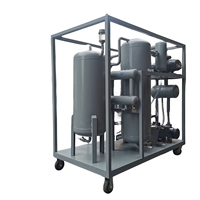 Machine de purification d'huile usagée et d'huile de transformateur 250L/min avec pompe à vide à deux étages