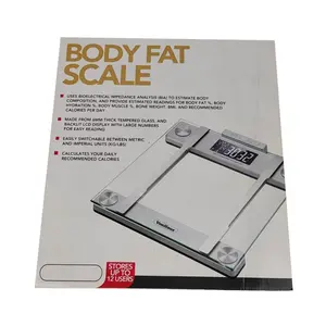 Custom Cheap Eco-friendly Folding Flat Postal Packaging Carton Box For Body Fat Scale