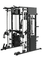 Station multifonctionnelle de musculation avec câble croisé, cage de puissance, rack à squats, équipement de musculation pour la poitrine, machine d'entraînement Smith