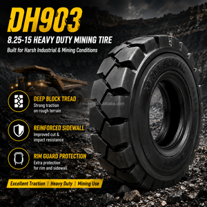 New LUMAI 8.25-15 Bias 16PR Heavy Duty Pneumatic Tire DH903 235-255mm for Mining Truck & High Durability - Product Image 1