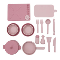 Jouets pour enfants, nouveautés très vendues, ensemble de jouets éducatifs pour enfants, jeux de simulation, vaisselle réaliste en silicone, mini-jouets de cuisine unisexes