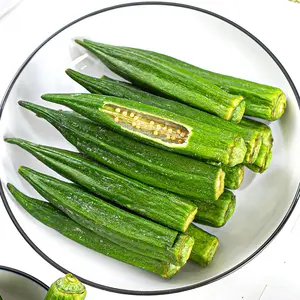 Vacuum Fried VF Processing Fruit And Vegetable Snacks Crispy Okra Veggie Snacks Wholesale