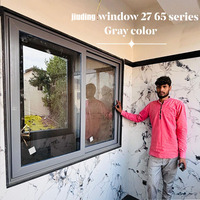 Fenêtres et portes en PVC et UPVC noires sur mesure, économie d'énergie, verre Low-E, fenêtre à battant double vitrage, fenêtre à basculer et à tourner pour maison