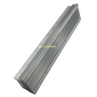 Profilé en aluminium anodisé nature personnalisé de haute précision dissipateur de chaleur led