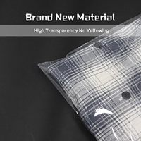 Grands sacs en cellophane auto-adhésifs, sacs en plastique cellophane pour l'emballage de vêtements, t-shirts et pantalons