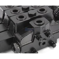 Vanne de commande directionnelle OEM/ODM SDS180Q à 3 bobines, 160 L/min, 315 bars, entrée G3/4, sortie G1, actionnement manuel pneumatique