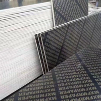 Contrachapado Fenólico Industrial Impermeable de Color Marrón y Negro, Directo de Fábrica, para la Construcción de Edificios de Gran Altura
