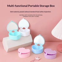 Organisateur de bureau en forme de cœur avec miroir - Vente en gros / Boîte de rangement décorative personnalisée romantique