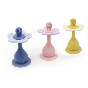 Mordedores de Silicona para Bebés, con Forma de Flor, de Grado Alimenticio, Libres de BPA, Venta al Por Mayor - Product Image 1