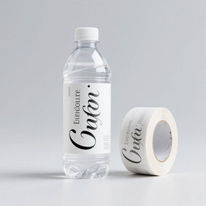 Tùy chỉnh in chai nước nhãn bán buôn không thấm nước Chai PET nhãn Bopp chai nước sticker cho nước khoáng bằng cách cuộn - Product Image 1