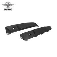 Kit d'inserts de pare-chocs arrière 2 pièces compatible avec X3 G45 G48 2025+ Nouveau modèle Style SOOQOO Fibre de carbone sèche préimprégnée autoclavée Moulage métallique