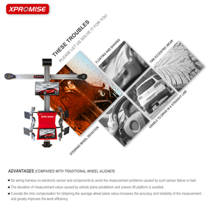 Xpromise xe bánh xe <span class=keywords><strong>aligner</strong></span> với bốn bài xe nâng kết hợp cho xe sửa chữa hội thảo/Tự động bánh xe liên kết hệ thống - Product Image 5