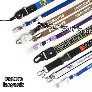 Personalized Neck Printed Sublimation Polyester Custom Logo High Quality Phone Lanyard - Product Image 2