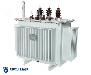 Harga pabrik pabrikan 11Kv 400kVA 500Kva 630Kva transformator daya terbenam minyak