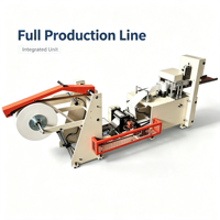 Máquina de Papel para Servilletas Totalmente Automática Controlada por PLC con Sistema de Guía de Banda Motorizado y de Engranajes 1000-2000 piezas/min Plegado 1/4 1/6 1/8