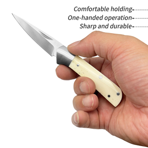 Sunbart CKB-A02B Cấp Công Nghiệp Aus-8 D2 Thép Không Gỉ Drop Point Gấp Lưỡi Pocket Dao Xương Xử Lý Ngoài Trời Survival - Product Image 5