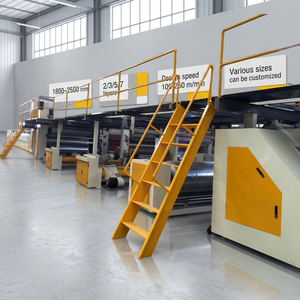 Ligne de production de carton ondulé et machine de fabrication de carton ondulé 2, 3, 5, 7 plis en promotion - Product Image 1