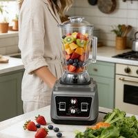 Blender commercial de grande capacité 4,5 L, mixeur à jus, moteur haute vitesse 9850, silencieux, 2200 W, mélangeurs robustes