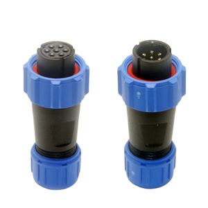 موصل بلاستيك دائري, SP1310 2 3 4 5 6 7 9pin قابس كهربائي بلاستيكي موصل دائري مقاوم للماء - Product Image 2