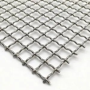 Manufacturer crimped wire mesh screen for vibrating in mine