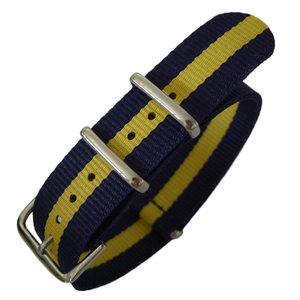 Vente chaude NatoNylon Toile Rayé Côtelé Tissé <span class=keywords><strong>Bracelet</strong></span> De <span class=keywords><strong>Montre</strong></span> Ceinture De Sécurité Bandes De Poignet 12 14 16 18 <span class=keywords><strong>20</strong></span> 22 24 <span class=keywords><strong>mm</strong></span> Sangles En <span class=keywords><strong>Tissu</strong></span> - Product Image 3