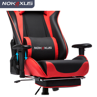 Chaise de bureau ergonomique et confortable, en cuir, pour Gaming PC, fauteuil de jeu de course, vente en gros,