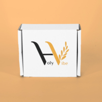 Boîte d'expédition personnalisée à fond auto-verrouillant en papier kraft, boîte d'expédition avion avec couvercle intérieur entièrement imprimé, matériaux recyclés, pour e-commerce et cadeaux