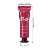 Julystar Maquillage Professionnel Naturel pour le Visage, Contour Longue Durée, Crème Blush Mate Respectueuse de la Peau pour les Joues, 10ml