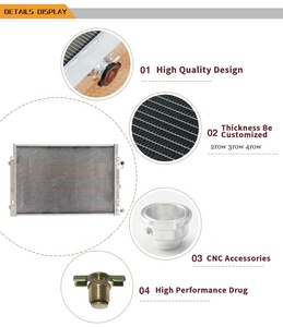 Radiador de aluminio para VW <span class=keywords><strong>GOLF</strong></span> <span class=keywords><strong>V</strong></span> MK6 570MM Radiador 2005-2017 PASSAT B6 B7 TOURAN AUDI TT SKODA OCTAVIA II Tanque de agua-Piezas de automóvil - Product Image 6