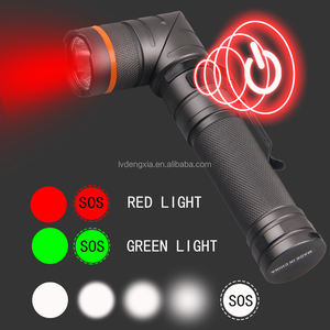 Torcia LED Magnetica con Luce Bianca e Rossa, Illuminazione Orientabile a 90 Gradi, Impermeabile, per Caccia e Attività all'Aperto - Product Image 4
