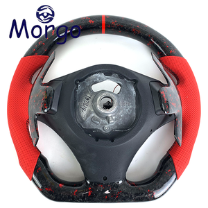 Volante de Fibra de Carbono Forjado con LED Personalizado para <span class=keywords><strong>BMW</strong></span> E46 E36 E39 <span class=keywords><strong>E90</strong></span> E91 E92 E93 M3 con Levas de Cambio Estilo Racing - Product Image 6