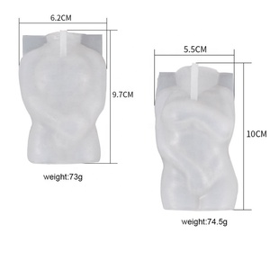 Moule à Gâteau en Silicone Original et Créatif, à Plusieurs Couleurs, pour Bougie <span class=keywords><strong>Sexy</strong></span>, Mannequin, <span class=keywords><strong>Chocolat</strong></span> (3,94/2,17 pouces) - Product Image 2