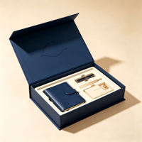 Boîte cadeau d'affaires de style livre magnétique haut de gamme, écologique, recyclable, avec doublure en mousse EVA antichoc et couvercle amovible