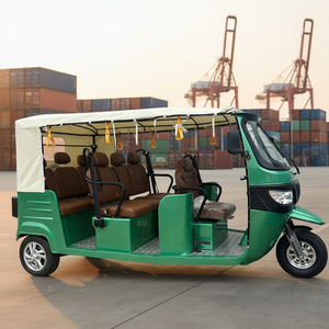 Tuk Tuk <span class=keywords><strong>Tricycle</strong></span> Inversé Moto à 3 Roues Carrosserie 7 Places Motorisée [Moteur, Batterie et Frais de Port Non Inclus] - Product Image 6