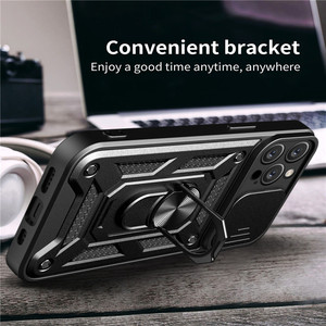 Funda de teléfono con protección de lente de ventana deslizante para <span class=keywords><strong>LG</strong></span> K52 K53 Q50 Q62 <span class=keywords><strong>K42</strong></span> K62 Plus K22 K32 Stylo 7 4G 5G cubierta con soporte - Product Image 3