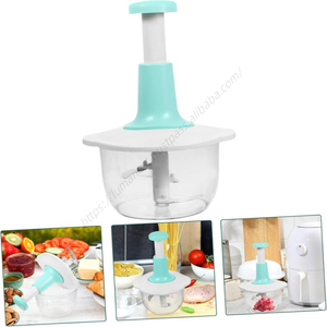 Picadoras manuales de verduras Yuou al por mayor, tipo prensa, para uso doméstico, cortadores de carne y ajo, batidores y mezcladores de alimentos para cocina. - Product Image 5