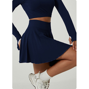 Lanyu Femmes Confortable Respirant <span class=keywords><strong>Tennis</strong></span> Fitness Jupe Casual Outdoor Short pour Running Nude Sports Optimal pendant les jours occupés - Product Image 5